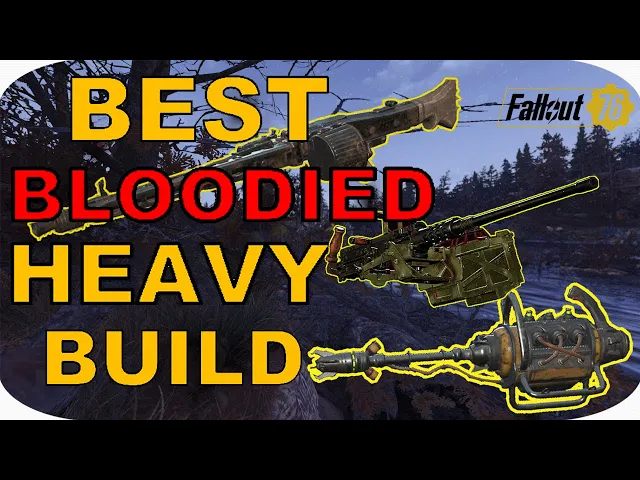 op bloodied heavy god build - fallout 76 wastelanders dlc ( best builds